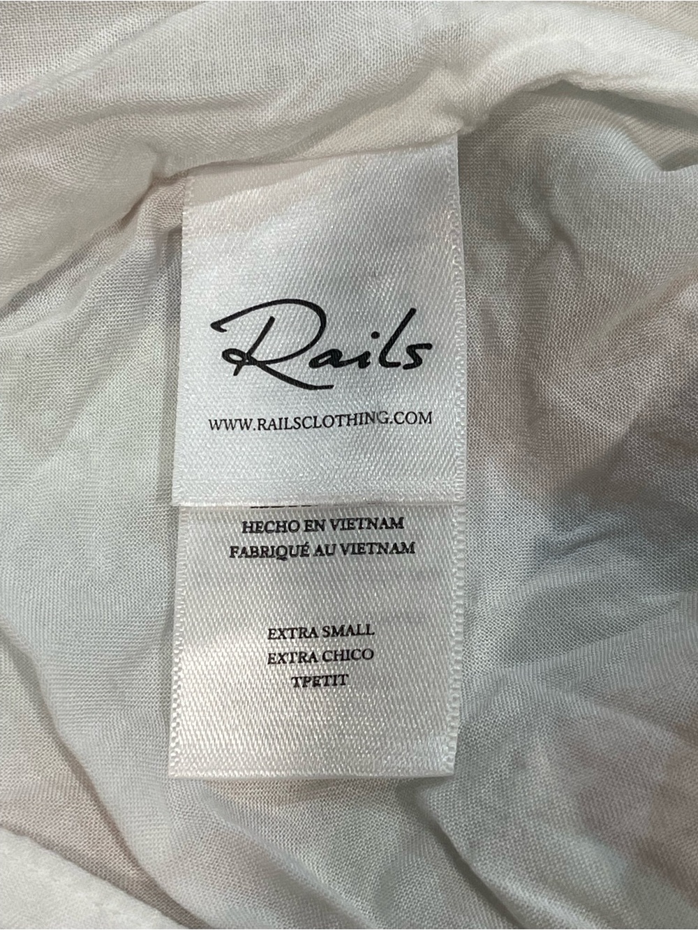 Rails Sandy Tiered Linen Blend Mini Dress - Biarritz Multi Stripe Size XSmall - Picture 12 of 14